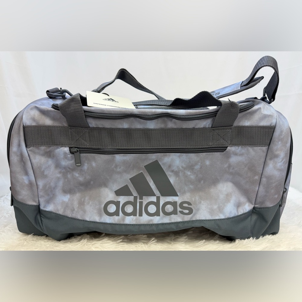 Adidas Defense 2 Medium Duffel Gym Weekender Bag Stone Wash Blue NWT